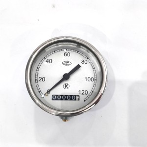 Licznik, 120 km/h, ramka stal nierdzewna , replika, Jawa 250 Perak Z