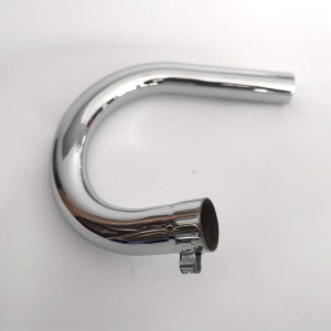 Kolanko wydechu, chrom, CZ 502