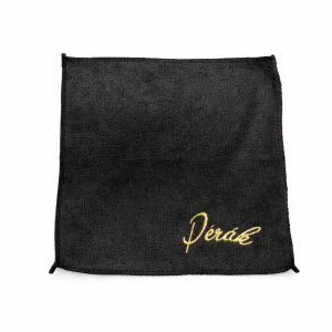 Microfiber cloth, 30 X 30 cm, black, Perak