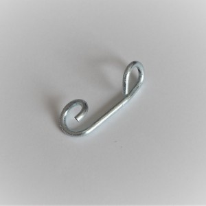 Uchwyt linki przedniego hamulca do błotnika, ocynk, Jawa, CZ