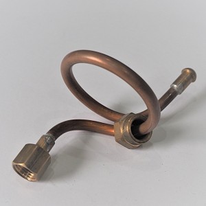 Rurka paliwowa do gażnika GREATZIN, mosiądz, Jawa Special