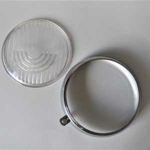 Headlamp frame + glass of headlamp, glass diameter 135 mm, Jawa 175 Special