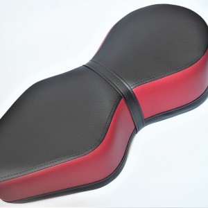 Siedzenie, półskóra, czarno-bordowe, Jawa, CZ