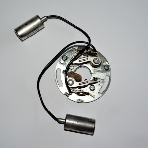 Ignition plate with a capacitor, twin cylinder, Jawa 350