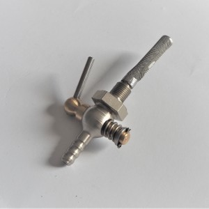 Kranik paliwa M10x1mm, nierdzewny, Jawa Perak FJ