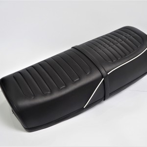 Siedzenie, czarne, tłoczone logo JAWA, Jawa 634