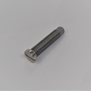 Śruba napinacza skrzyni biegów M10, nierdzewna, polerowana, Jawa Villiers, Special