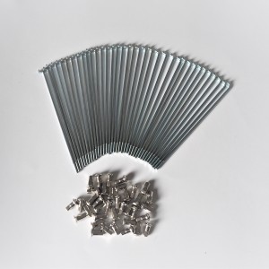 Szprychy i nyple, komplet 36 szt, M3,5, ocynk, 145 mm Jawa 05/20/21/23