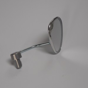 Lusterko boczne owalne, wg oryginału, aluminiowe, Jawa Kyvacka, Panelka