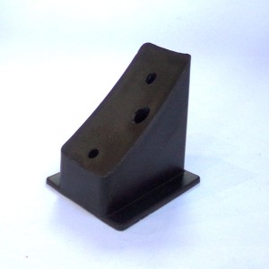 Uchwyt tylnego światła, czarny, plastik, Jawa Babetta 207