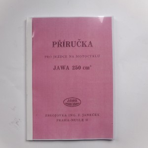Podręcznik motocyklisty Jawa 250 Special - J.CZESKI, format A4, 104 strony