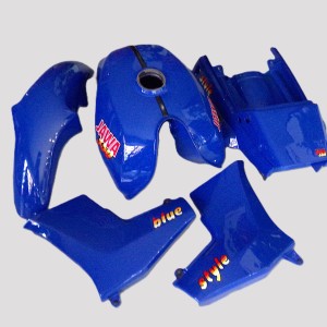 Karoseria lakierowana, niebieska, oryginał, Jawa 640