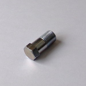 Śrubka przedniego zawieszenia, dolna, M10/1x20mm, klucz 11mm, ocynk, Jawa, CZ