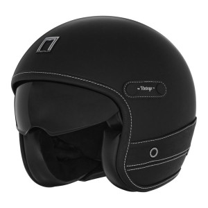 Helm NOX HERITAGE LEATHER XS schwarz