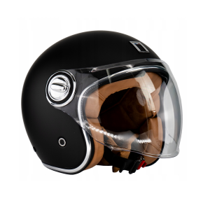 Kask NOX HERITAGE L czarny mat