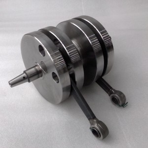 Wał korbowy, łożysko igiełkowe, na sworzeń 16 mm, pod alternator, Jawa 634 (12V), CZ 472 (12V)