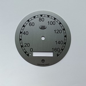 Cyferblat licznika 0-160km/h, Jawa 350 typ 18 Perak 1948--