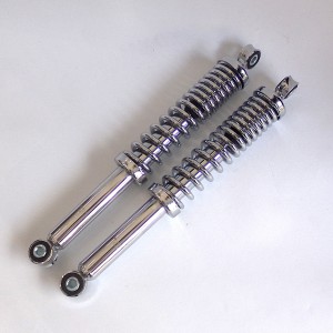 Tylne amortyzatory, 2 szt, chrom, Jawa 05-23, Babetta