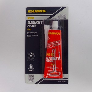 Uszczelniacz silikonowy, kolor czerwony, 85 g