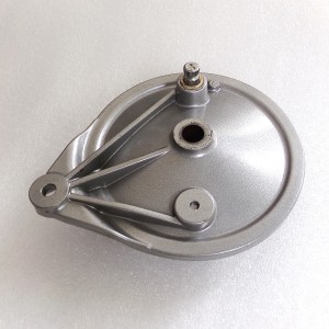 Pokrywa hamulca tylnego koła ze szczękami, bez rozpieraka, Jawa 300 CL