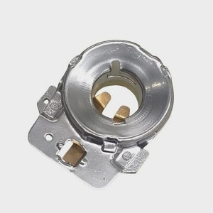 Objemka żarówki przedniej lampy, metalowa, Jawa Perak